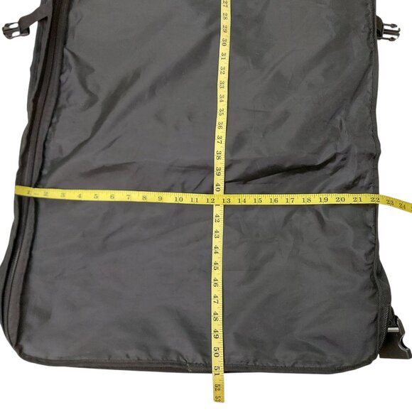 WallyBags Tri-Fold Garment Bag Shoulder Strap Multiple Accessory Pockets Black - Picture 8 of 16